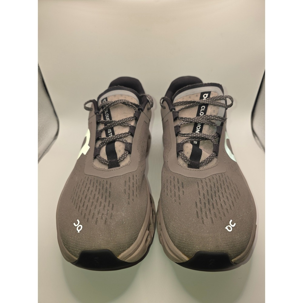 On Cloudmonster Men Running Shoes Flint Magnet Grey 61.97729 Size 10.5